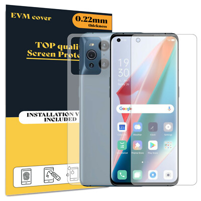 Screen Protector For Oppo Find X3 Pro Front and Back TPU FILM Cover  UK
