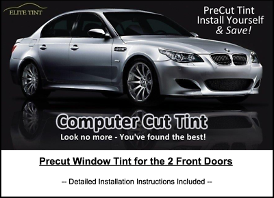 Auto Window Tint Film Precision Nano Carbon Window Film Kit - Pre-Cut Front Door Tint For Chevrolet SUVs | Any Shade Silverado Window Tint - Foto 8