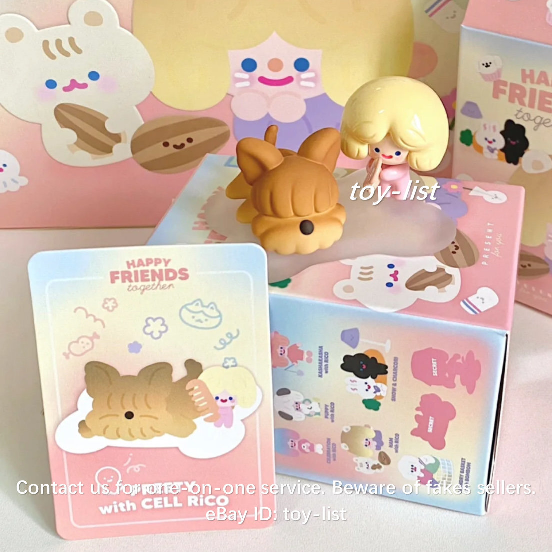 F.UN x RICO Happy Friends Together Pretty with Cell Rico