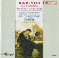 Paul Hindemith - Cello Concerto/4 Temperaments - Cd - F6806Z