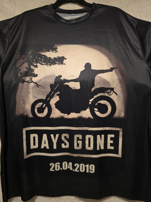 2019 Days Gone Deacon St. John Motorcycle Promo  gaming shirt 3XL