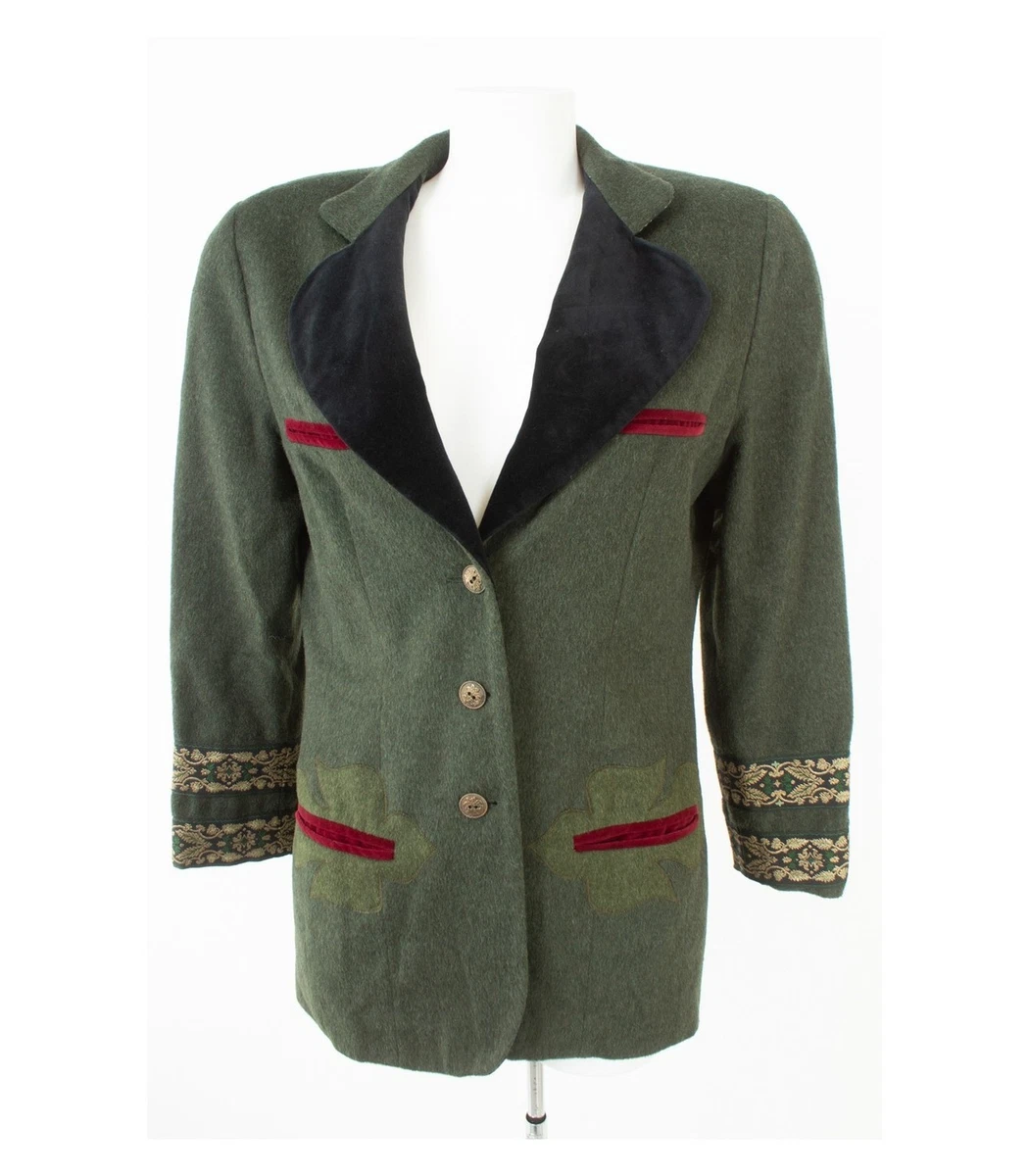Apart Damen Blazer Gr. DE 40 Jackett Mehrfarbig Wolle