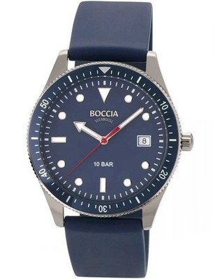 Boccia 3664-02 Mens Watch Titanium 39mm 10ATM