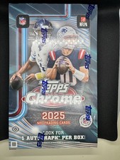 2025 Topps Chrome Football Factory Sealed Hob...