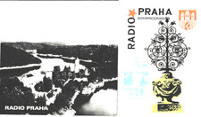 Ansichtskarten - Postkarten ++ schwarz-weiß - 2 x Radio Prag ++KaN099+++*