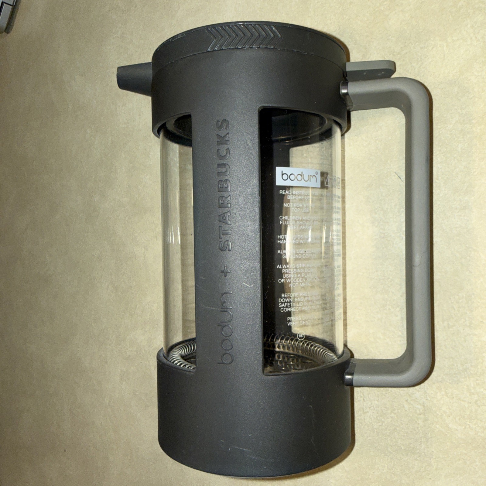 Black With Grey Handles With Locking Lid