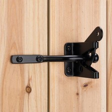 Self Locking Automatic Gravity Gate Latch for Wood Fence Gates and Doors