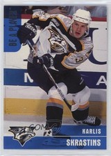 1999-00 ITG Be A Player Memorabilia Karlis Skrastins #379 Rookie RC 2cb