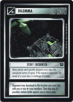Star Trek CCG - First Contact - Scout Encounter