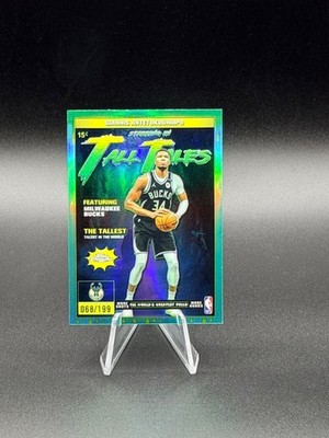 GIANNIS ANTETOKOUNMPO 2025-26 Topps Chrome Tall Tales Aqua Refractor 068/199