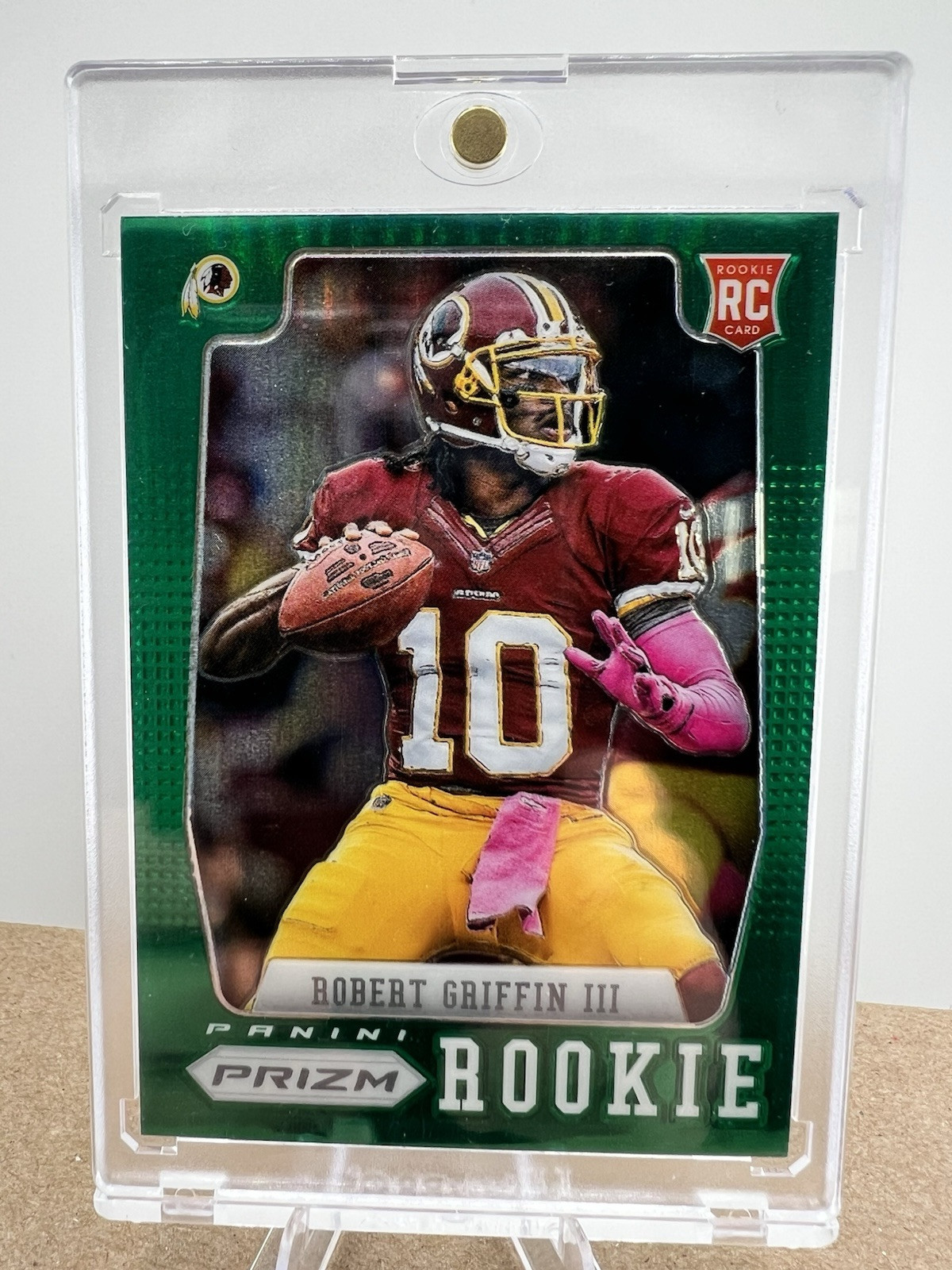 2012 Panini Prizm Football Robert Griffin III Green Refractor (RC)