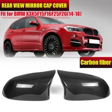 2x Au�enspiegel Spiegelkappen Carbon-Optik F�r BMW X5 F15 X6 F16 X3 F25 X4 F26