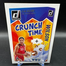 A'ja Wilson Crunch Time 2025 Panini Donruss WNBA #12 Las Vegas Aces