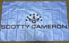 Golf Putter Flag Banner 27 x44  Blue And Blac...