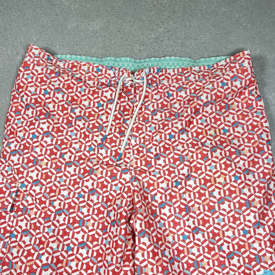 Tommy Bahama Board Shorts Bañador Hombre’s 2XL Live The Island Life Geo Print Foto 2 de 4