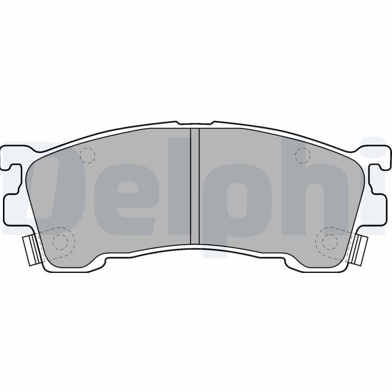 Front DELPHI-OE LP1518 Brake Pad Set, disc brake for HAIMA (FAW),MAZDA