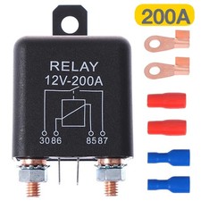 12v 200 Amp Continuous Relay Switch Car Starter Heavy Duty Split Charge 4pins 12v 200 Amp Continuous Relay Switch Car Starter Heavy Duty Split Charge 4pins