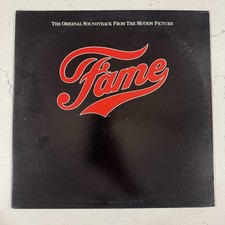 Fame Original Motion Picture Soundtrack LP Vinyl RSO RX-1-3080 Irene Cara VG+