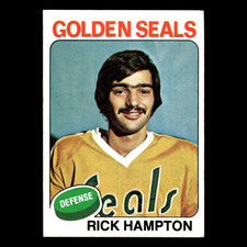 Rick Hampton #65 1975 Topps California Golden Seals Hockey Card NHL EX