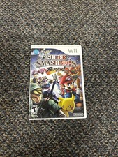 Super Smash Bros. Brawl Nintendo Wii CIB Complete Manual Inserts Tested Clean