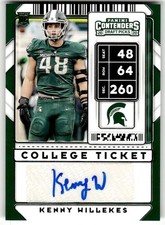 2020 Panini Contenders Draft Picks Kenny Willekes #227 Auto