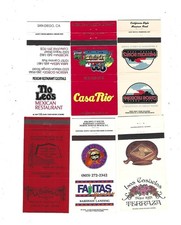 6 Mexican Restaurant  Matchcovers