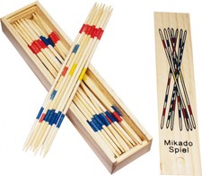 Mikado Spiel in Holzbox