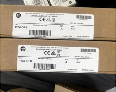 1756-OF8 Allen-Bradley ControlLogix PLC Output Module SerA New factory Sealed