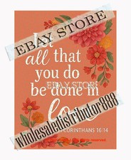 500 piece jigsaw puzzle Let All That You Do Be Done In Love Scripture bible vers