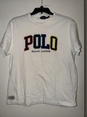 POLO Ralph Lauren Classic Fit 67 Tag White T-Shirt Size L | eBay
