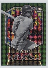 2021 Panini Mosaic Vintage Green Mosaic Prizm Gary Carter #V3 HOF 9im