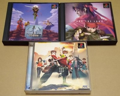 PS1 Arc the Lad 1 2 3 3er Set PS Japan PlayStation 1