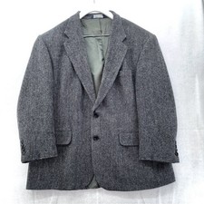 Vintage Men  s Lands  End 50 wool 50 lambs wool blazer sports coat size 44S