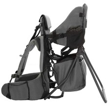 ClevrPlus Cross Country Baby Backpack Carrier, Grey, NEW