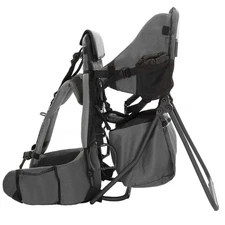 ClevrPlus Cross Country Baby Backpack Carrier, Grey, NEW