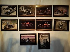 Harley-Davidson Vintage Motorcycle Collectable Cards Lot Of 10