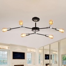 DIY Modern Sputnik Ceiling Light -6Light Mount Ceiling Light Fixture ....... 104