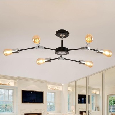 DIY Modern Sputnik Ceiling Light -6Light Mount Ceiling Light Fixture ....... 104