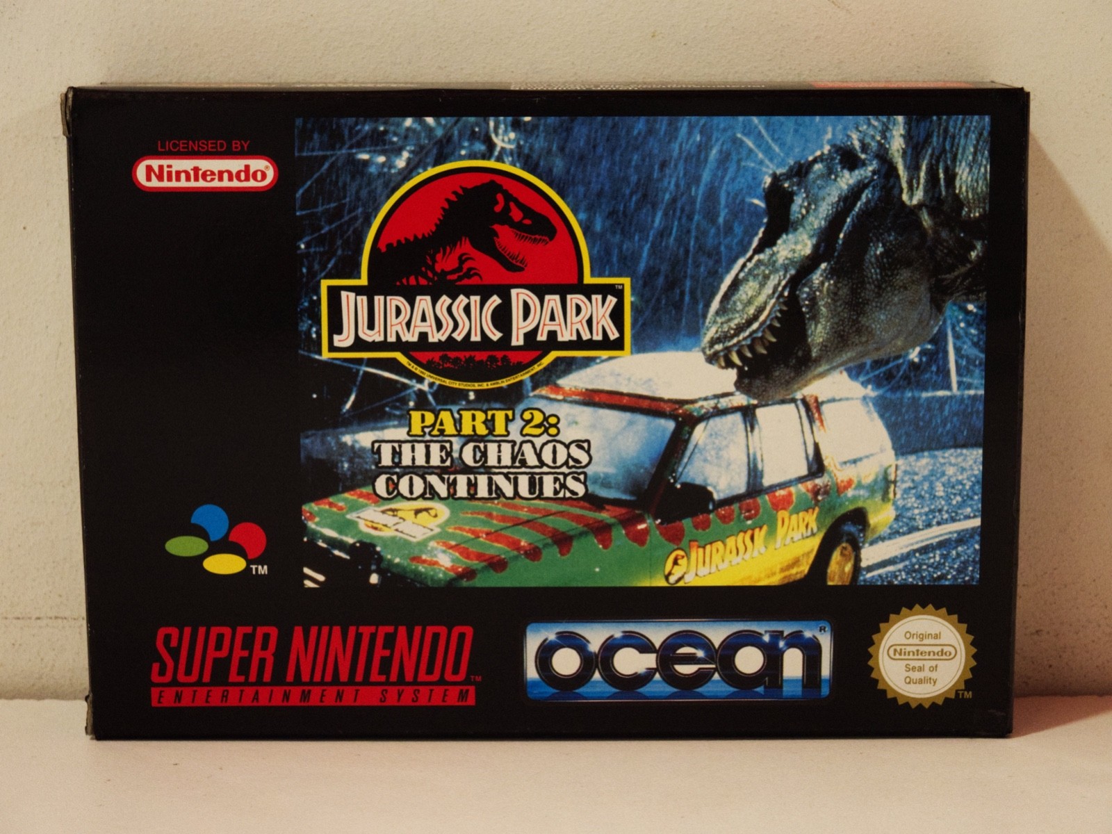 Jurassic Park part 2 the Chaos Continues Nintendo Super Nintendo SNES PAL EUR