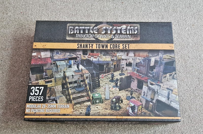 Battle Systems Shanty Town Core Set & Wasteland Colony Set Wargame Terrain