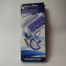Durable 10-Piece Geometry Set: Compass, Ruler Set Squares for Art Drafting