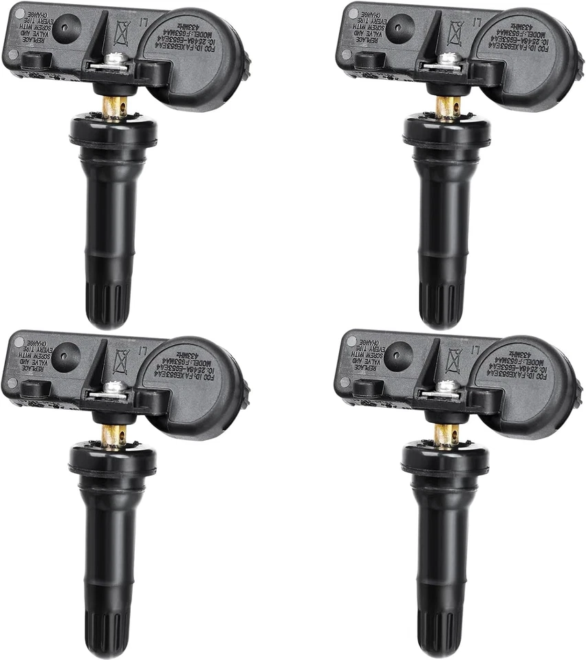 Set Of (4) NEW #68241067A TPMS For Chrysler Jeep Dodge Tire Pressure Sensors Foto 2 de 4