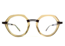 J.F. Rey Eyeglasses Frames JF1425 9290 Light Brown Brown Clear Gold 44-21-144