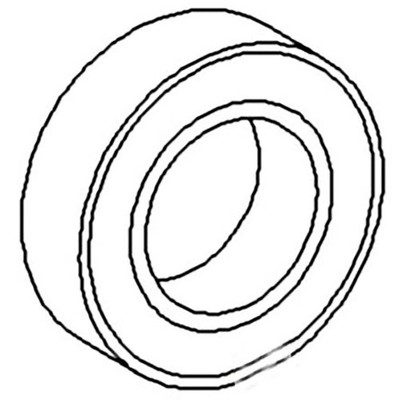 1210SSL Universal Fit Flat Edge Ball Bearing 6200 Series 0.787'' Wide 3.543'' OD