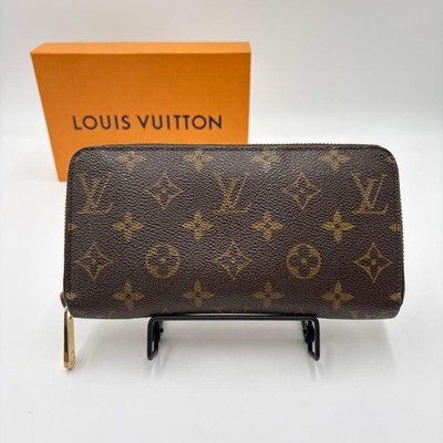 Louis Vuitton Monogram Zippy Wallet Brown Women's Used From Japan