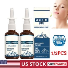 1/2X Natural Mineral Nasal Spray, Cleanses  Refreshes Nasal Passages,Nasal Care