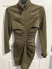 WORTH IT SUEDE MINI DRESS