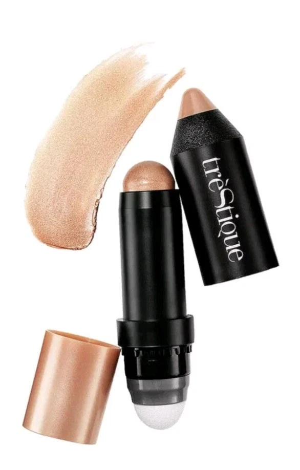 Trestique Highlight Stick MALDIVES LUMINESCENT 2 in 1 Stick & Sponge .21oz BNIB - Image 2 of 4
