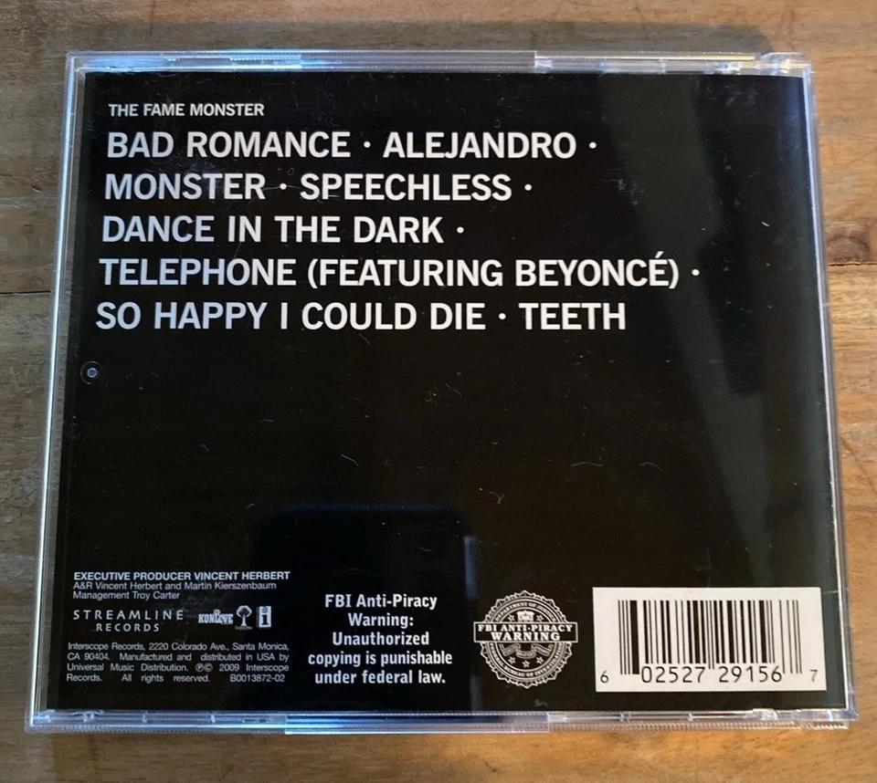 Lady Gaga the Fame Monster CD 2009 - Image 2 of 4