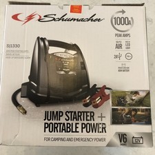 Schumacher 1000 Amp Battery Jump Starter W Air Compressor Sj1330